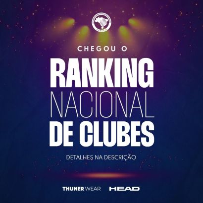 Chegou o Ranking Nacional de Clubes!