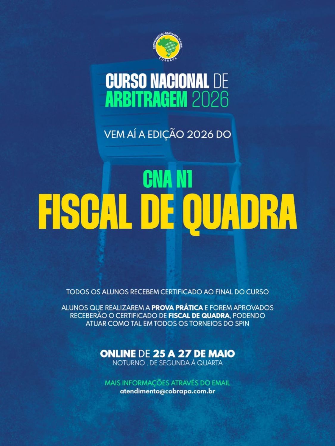 Inscrições abertas para o Curso Nacional de Arbitragem - Nível I